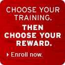 Choose your Training. Then Choose your Reward. 